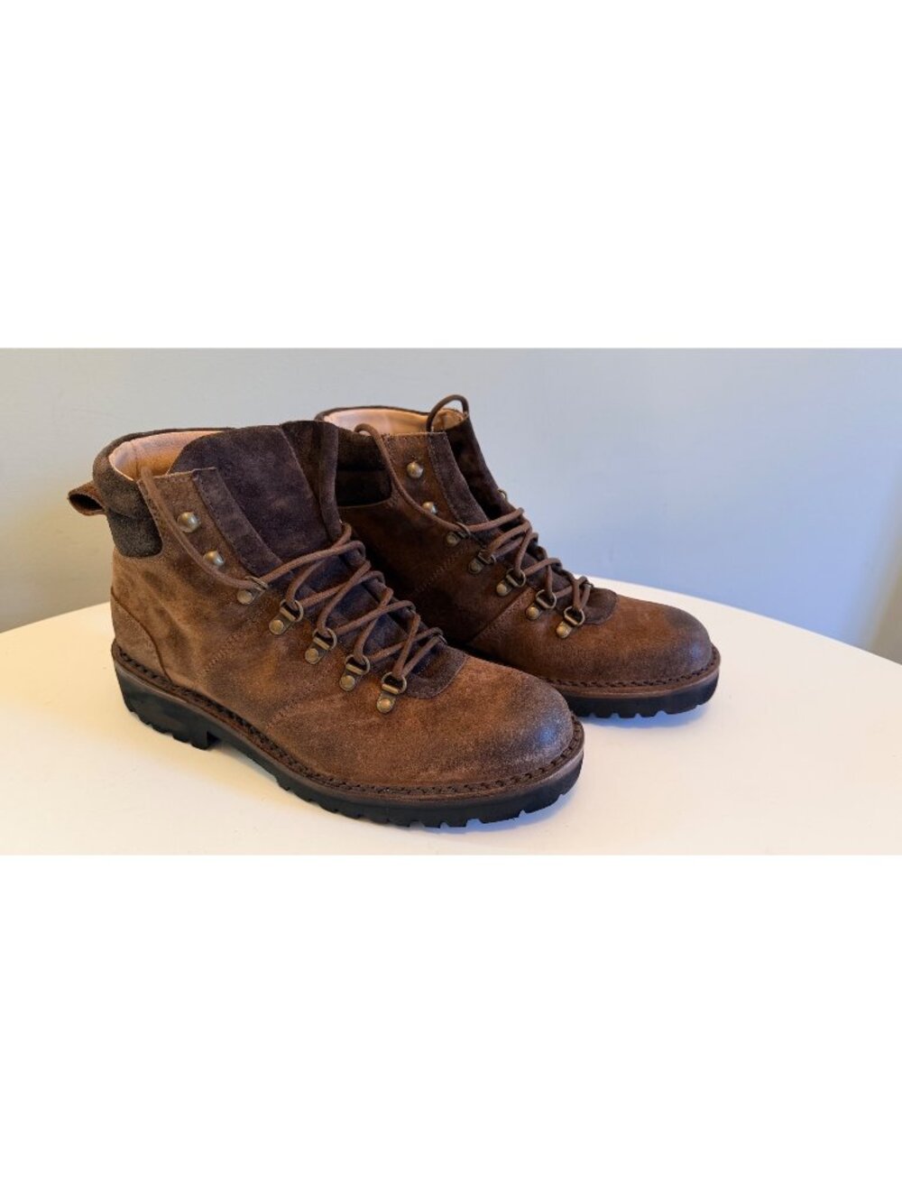 Astorflex Alvaflex Brown Leather Mens Hiking Boots Size 42 (9) Made In Italy